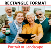 Self Adhesive Photo Quality Print - Rectangle Format