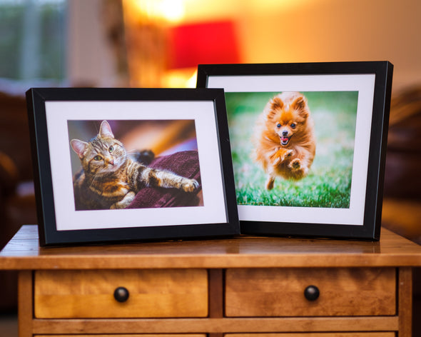 PRINT & FRAME.  RECTANGLE FORMAT.  Your Image Printed Mounted and Framed