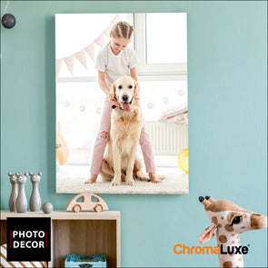 Personalised Printed ChromaLuxe Premium Metal Panel With Your Photo or Artwork