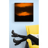Misty Sunset Premium Metal ChromaLuxe Hi Gloss Photo Decor Wall Printed Panel