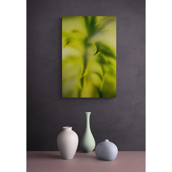 Frosted Green Premium Metal ChromaLuxe Hi Gloss Decor Wall Printed Panel