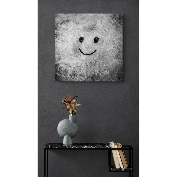 Smiley Face Premium Metal ChromaLuxe Hi Gloss Photo Decor Wall Printed Panel