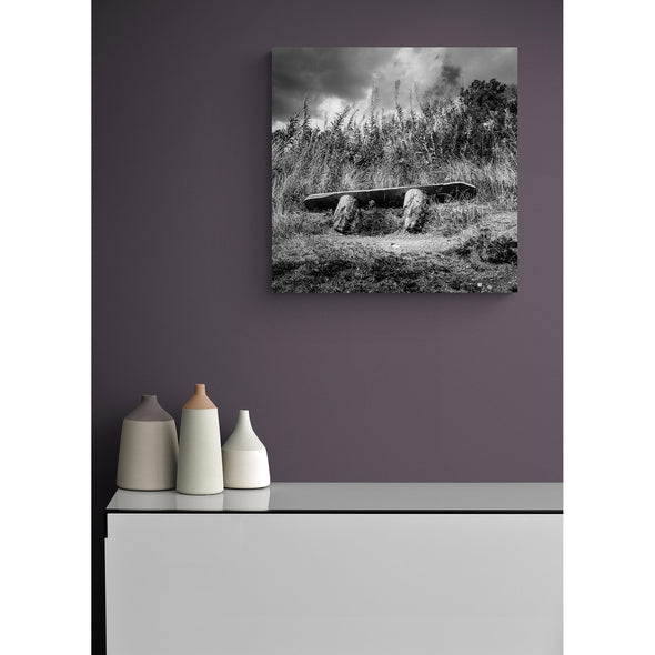 The Overused bench Premium Metal ChromaLuxe Hi Gloss Photo Decor Wall Printed Panel